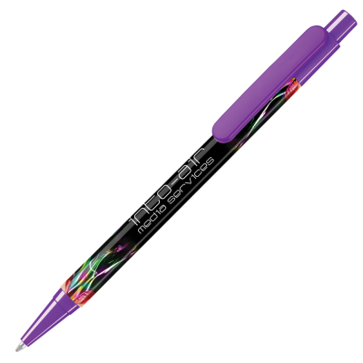 Picture of SUPERSAVER FOTO BALL PEN - PURPLE