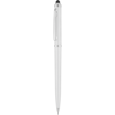 Picture of SUPERSAVER-I BALL PEN with Stylus - White