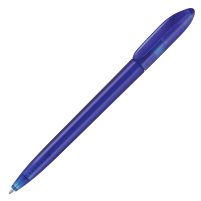 Picture of SUPERSAVER TWIST FROST BALL PEN - BLUE