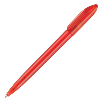 Picture of SUPERSAVER TWIST FROST BALL PEN - RED