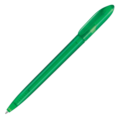 Picture of SUPERSAVER TWIST FROST BALL PEN - LIME GREEN