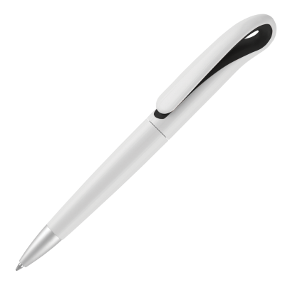 Picture of SWAN BALL PEN - WHITE - BLACK