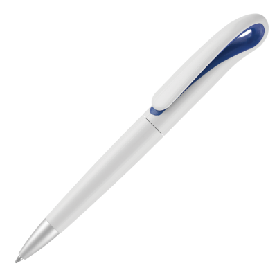 Picture of SWAN BALL PEN - WHITE - BLUE.