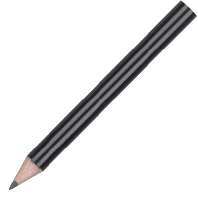 Picture of MINI WOOD PENCIL with No Eraser - Black