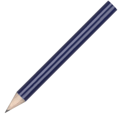 Picture of MINI WOOD PENCIL with No Eraser - Blue