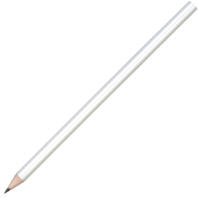 Picture of STANDARD WOOD PENCIL with No Eraser - White