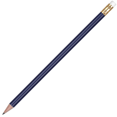 Picture of WOOD ORO PENCIL with White Eraser - Blue