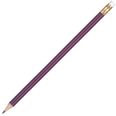 Picture of WOOD ORO PENCIL with White Eraser - Purple