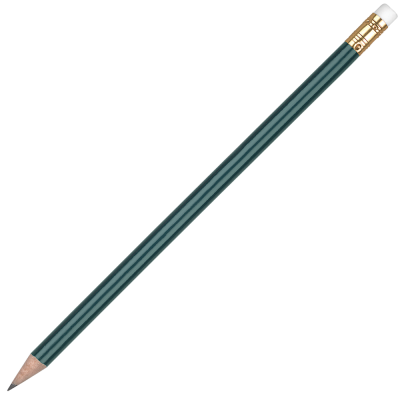 Picture of WOOD ORO PENCIL with White Eraser - Green