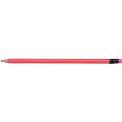 Picture of WOOD PENCIL - FLURORESCENT PINK