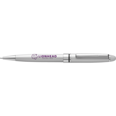 Picture of FITZALAN METAL BALL PEN - SATIN SILVER