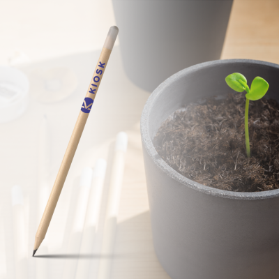 Picture of WOOD PENCIL with Poppy Seeds