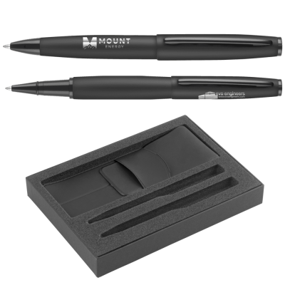 Picture of PEN SET - FABIUM SOFTFEEL PEN AND ROLLERALL with P300 Box