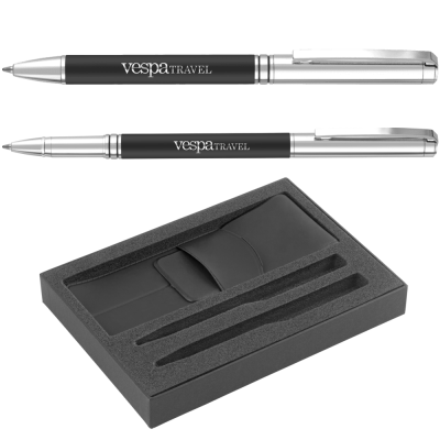 Picture of PEN SET - PORTMAN SOFTFEEL PEN AND ROLLERBALL PEN with Pb300 Box