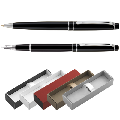 Picture of PEN SET - GROSVENOR PEN AND FOUNTAIN PEN with Pb35 Box