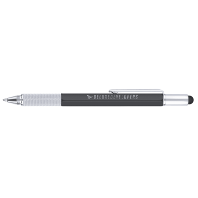 Picture of TRADESMAN METAL BALL PEN with Tools & Stylus