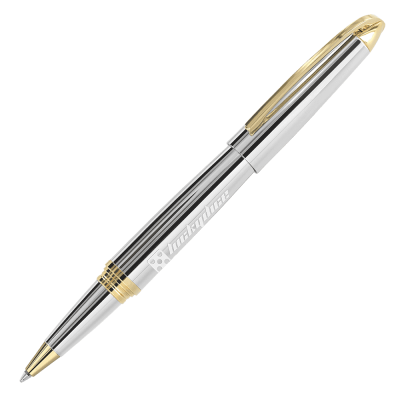 Picture of LUCERNE ROLLERBALL PEN - SILVER - GOLD