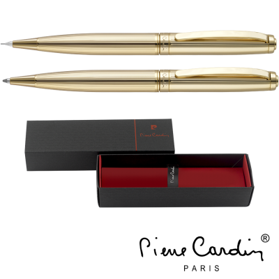 Picture of PEN SET - PIERRE CARDIN LUSTROUS GOLD PEN AND PENCIL with Pb15 Box