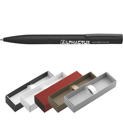 Picture of HARROW SOFT FEEL METAL BALL PEN with Pb35 Box