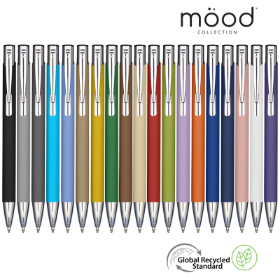 Picture of MOOD GRS RECYCLED SOFT FEEL METAL BALL PEN.