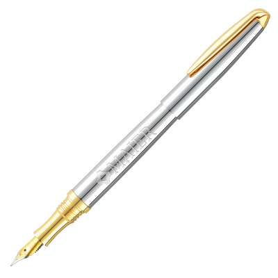 Picture of STERLING CLASSIC FOUNTAIN PEN - SILVER - GOLD