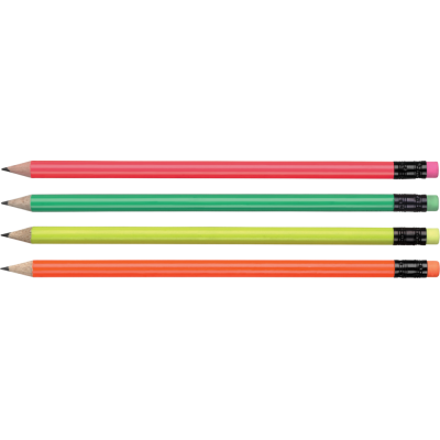 Picture of WOOD PENCIL - FLURORESCENT COLOURS