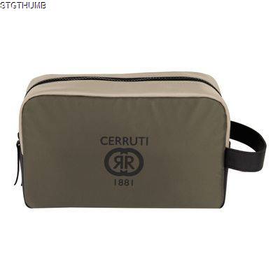 Cerruti 1881 Dressing Case Brick Beige Khaki Black Company