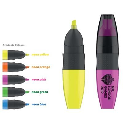 Picture of RECYCLED FOCUS ERGONOMIC HIGHLIGHTER PEN.