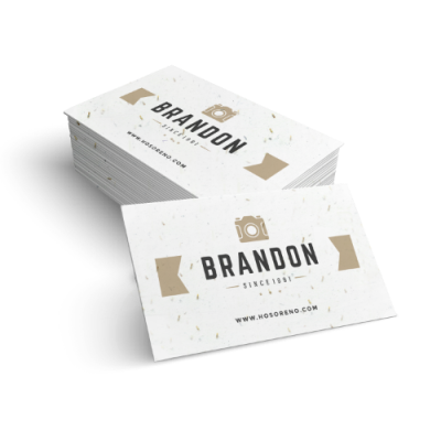 Picture of SEEDED PAPER BUSINESS CARDS (1PP).