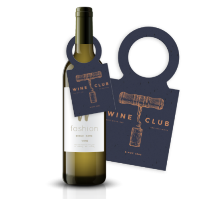 Picture of SEEDED PAPER WINE BOTTLE TAGS