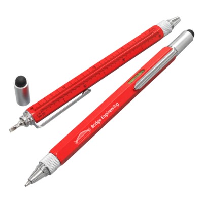 Picture of RED MULTIFUNCTION BALL PEN.