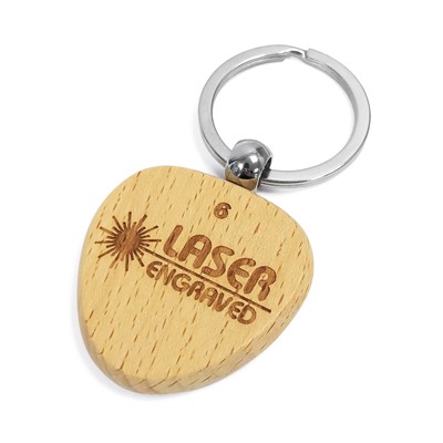 Picture of HEART WOOD KEYRING