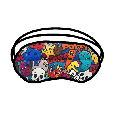 Picture of CUSTOM PRINTED EYE MASKS.