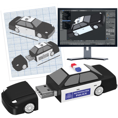 Picture of BESPOKE PVC USB STICK - 1GB.