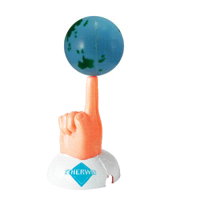 SPINNING GLOBE PENCIL SHARPENER **.