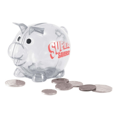 Picture of SMALL PIGGY BANK ** (RED ONLY).