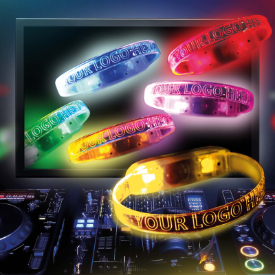 Picture of REACTIVE LED FLASHING WRIST BAND