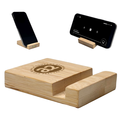 Picture of BAMBOO PHONE STAND.