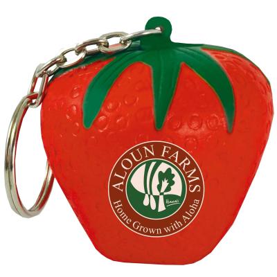 Picture of STRESS STRAWBERRY KEYRING