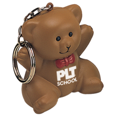 Picture of STRESS TEDDY BEAR KEYRING