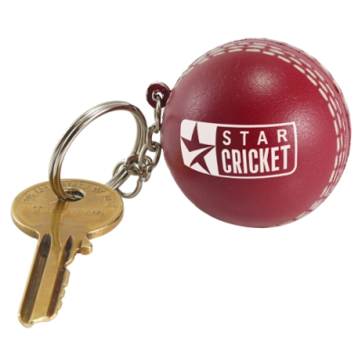 Picture of STRESS CRICKET BALL KEYRING *