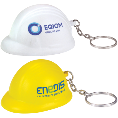 Picture of STRESS HARD HAT KEYRING.