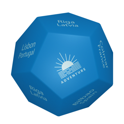 Picture of 12 SIDED DECISION BALL.