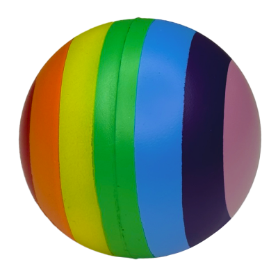 Picture of RAINBOW STRESS BALL.