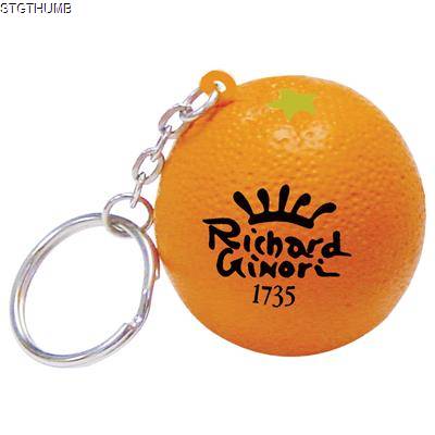 Picture of STRESS ORANGE KEYRING.