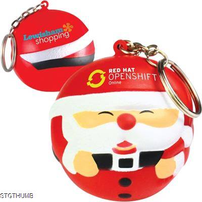 Picture of STRESS FATHER CHRISTMAS SANTA KEYRING