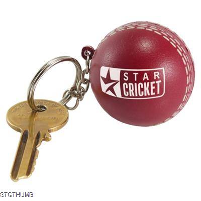 Picture of STRESS CRICKET BALL KEYRING *