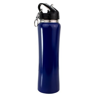 Picture of DARK BLUE THERMAL INSULATED SPORTS STYLE 600ML BOTTLE