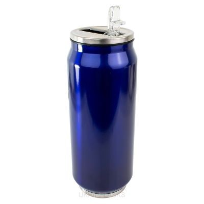 Picture of CAN STYLE BOTTLE/TUMBLER in Dark Blue for Hot & Cold Drinks