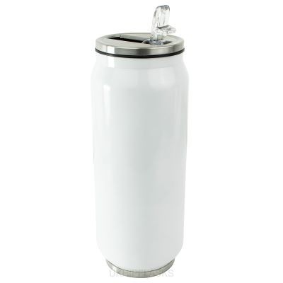 Picture of CAN STYLE BOTTLE/TUMBLER in White for Hot & Cold Drinks